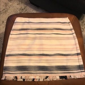 Loft striped skirt